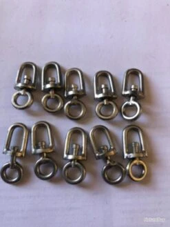 VMC 10 émerillon Double Inox 200 Kg Peche Mer