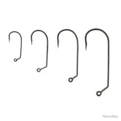 100 Hamecons Tête Plombée 60° Flashmer N°8/0