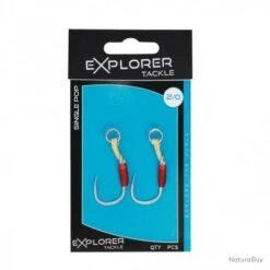 2 Hamecon Explorer Tackle Assist Hooks - Single Pop N°5/0