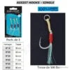 ASSIST HOOKS SINGLE EXPLORER TACKLE 6/0 -Daiwaori Magasin 00001 ASSIST HOOKS SINGLE EXPLORER TACKLE 6 0