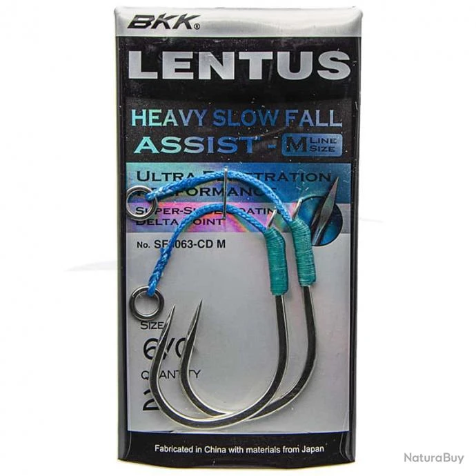 BKK SF Lentus Assist Hooks 6/0 M 3 BKK SF Lentus Assist Hooks 6/0 M