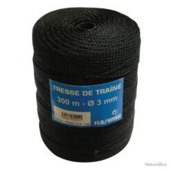 Bobine Flashmer De 300M De Tresse De Traine - 3mm
