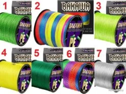 Fil De Peche Multifilament PE 8 Brins 300m, Couleur: Au Choix, Modele: 0.235mm 16.3kg