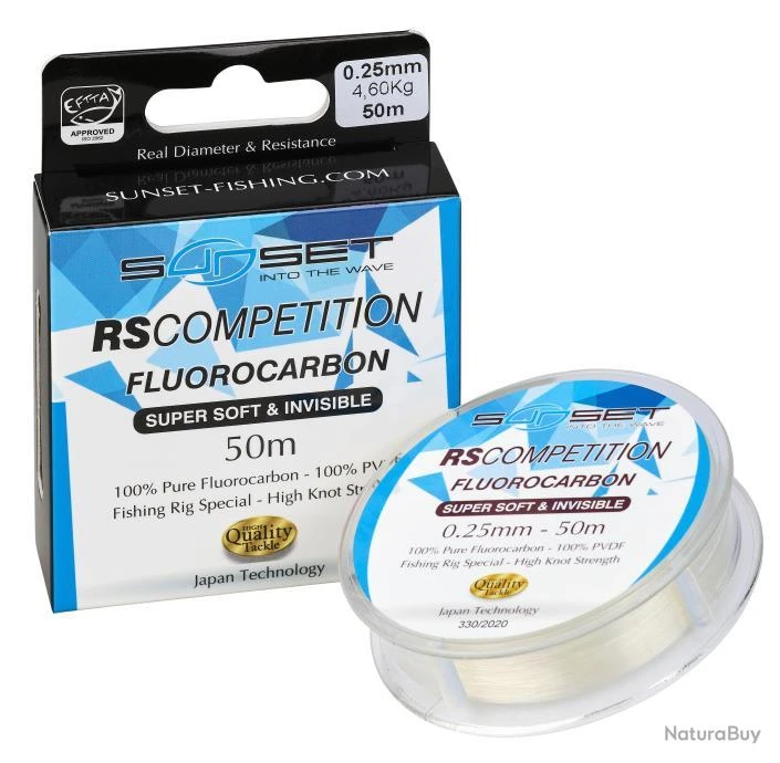 SUNSET Fluorocarbon Super Soft Rs Competition 0,40Mm 25M 22/100-3,4KG 3 SUNSET Fluorocarbon Super Soft Rs Competition 0,40Mm 25M 22/100-3,4KG