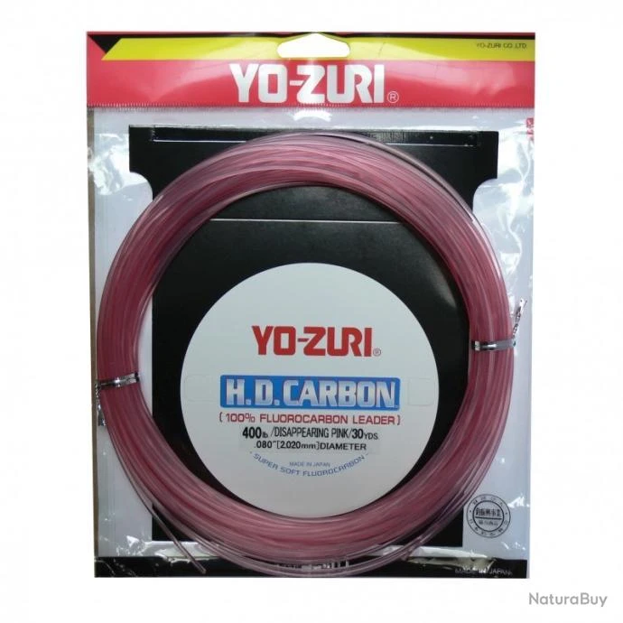 Fluorocarbon Yo-Zuri HD Carbon - Rose - 27 M 74/100-60LBS 3 Fluorocarbon Yo-Zuri HD Carbon - Rose - 27 M 74/100-60LBS