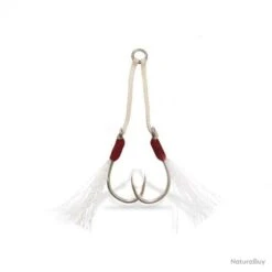Hameçon Assist Hook Vmc Avec Plume 6139 Ah Par 3 H1