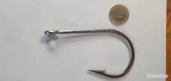 5 Hameçons Mustad 7691 12/0