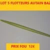LOT 5 FLOTTEURS AUTAIN BAZZERIA Embout Rouge Ou Jaune Fluo Poids 4X12 Lot 25 -Daiwaori Magasin 00001 LOT 5 FLOTTEURS AUTAIN BAZZERIA embout rouge ou jaune fluo poids 4X12 lot 25