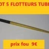 LOT 5 FLOTTEURS TUBERTINI Marron/noir Embout Rouge Ou Jaune Fluo 4x10 Lot 25 -Daiwaori Magasin 00001 LOT 5 FLOTTEURS TUBERTINI marron noir embout rouge ou jaune fluo 4x10 lot 25