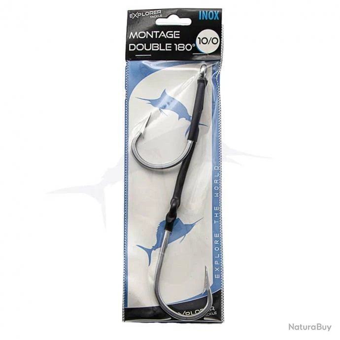 Montage Double 180° Explorer Tackle 10/0 3 Montage Double 180° Explorer Tackle 10/0