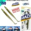 NOUVEAUTE 2021 ! Double Combo CRAZY PADDLE TAIL CPT1447 FIIISH