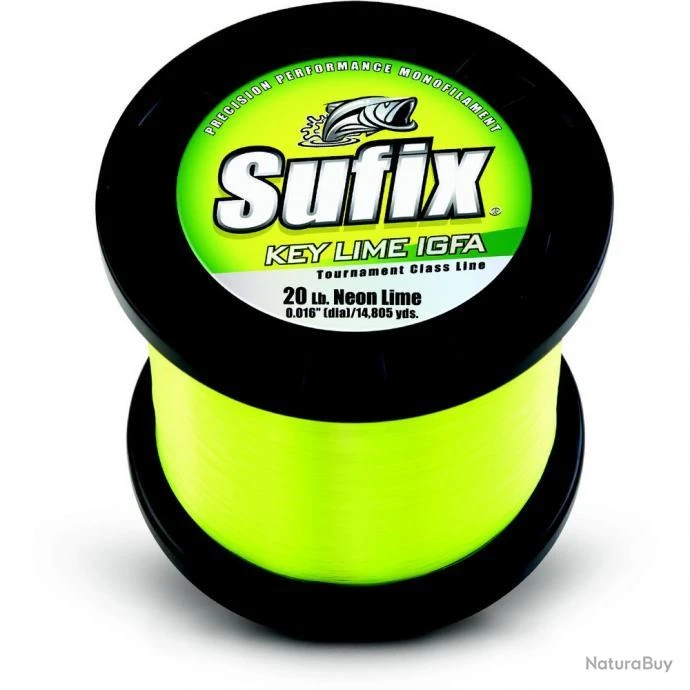 Nylon Sufix Key Lime Neon Igfa Ø 52/100 - 900 M 3 Nylon Sufix Key Lime Neon Igfa Ø 52/100 - 900 M