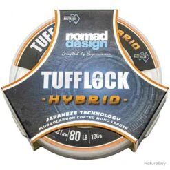 Nomad Tufflock Hybrid Fluorocarbon Coated Mono Leader 80lb