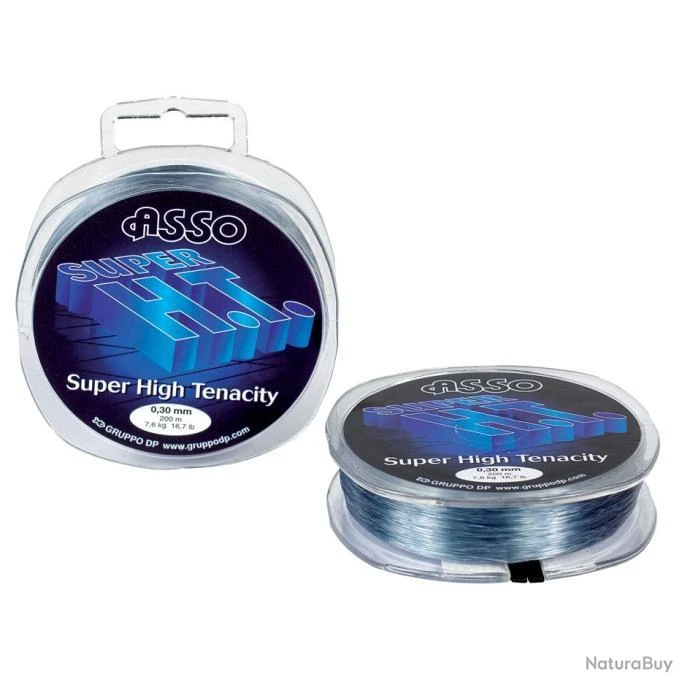 Nylon Asso Super H.T. Vert D'Eau - 200M 80/100-38,9KG 3 Nylon Asso Super H.T. Vert D'Eau - 200M 80/100-38,9KG