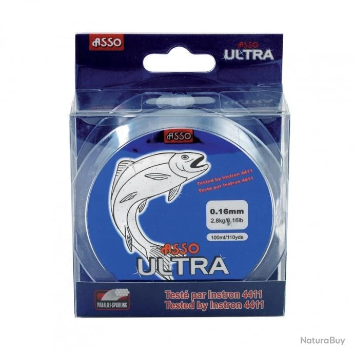 Nylon Asso Ultra - 200 M 25/100-5,9KG 3 Nylon Asso Ultra - 200 M 25/100-5,9KG