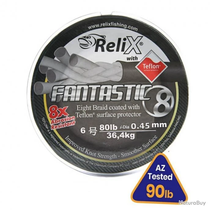 Relix Tresse Fantastic 8 80lb 3 Relix Tresse Fantastic 8 80lb