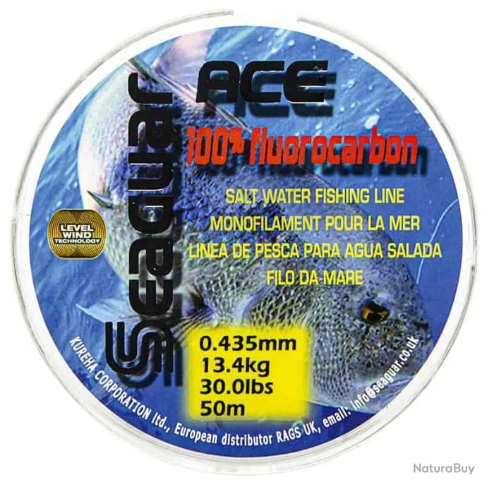 Seaguar Fluorocarbone Ace 30lb 3 Seaguar Fluorocarbone Ace 30lb