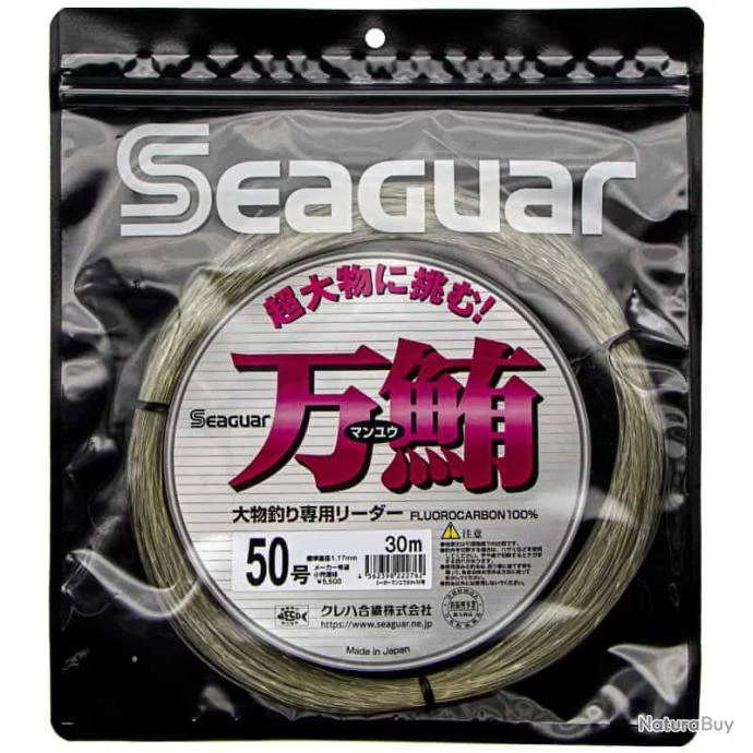 Seaguar Manyu Fluorocarbon 150lb 30m 3 Seaguar Manyu Fluorocarbon 150lb 30m