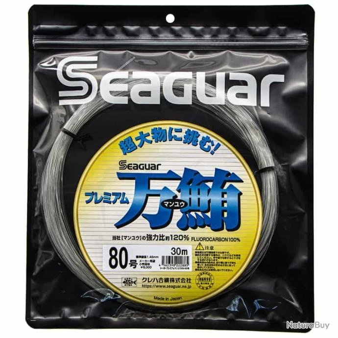 Seaguar Premium Manyu Fluorocarbon 120% 255lb 30m 3 Seaguar Premium Manyu Fluorocarbon 120% 255lb 30m