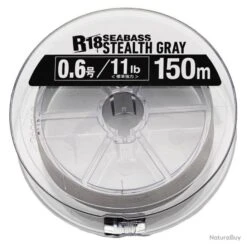 Seaguar R18 Seabass Stealth Gray PE X8 11lb 150m