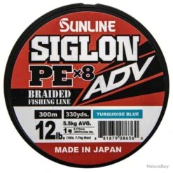 Sunline Siglon ADV PE X8 12lb Turquoise