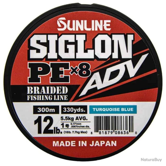 Sunline Siglon ADV PE X8 12lb Turquoise 3 Sunline Siglon ADV PE X8 12lb Turquoise