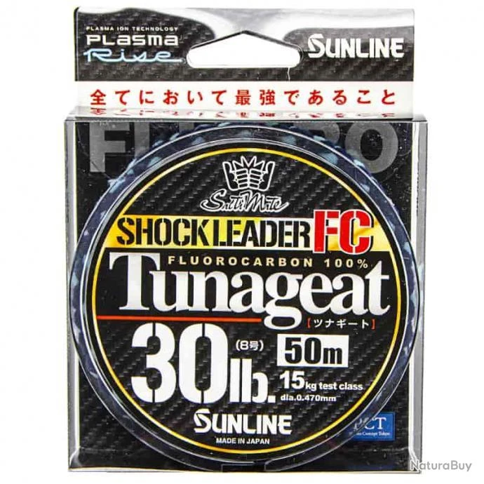 Sunline Tunageat FC Shock Leader 30lb 50m 3 Sunline Tunageat FC Shock Leader 30lb 50m