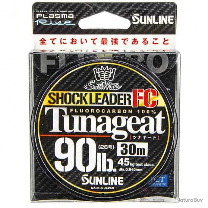 Sunline Tunageat FC Shock Leader 90lb 30m 3 Sunline Tunageat FC Shock Leader 90lb 30m