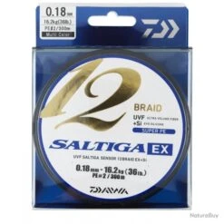 Tresse Daiwa Saltiga 12B Multicolore 600M 18/100-16,2KG