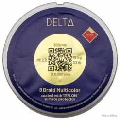 Tresse Delta X8 Multicolor 300m 33lb