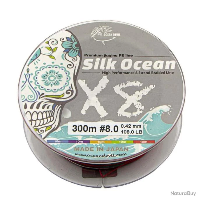 Tresse OceanDevil Silk Ocean PE Line 300m 108lb 3 Tresse OceanDevil Silk Ocean PE Line 300m 108lb