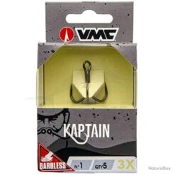 VMC 7557B Kaptain 3X Barbless 1