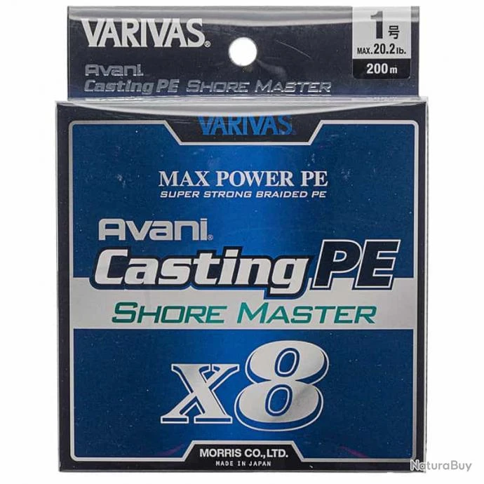 Varivas Avani Casting PE Shore Master X8 20,2lb 3 Varivas Avani Casting PE Shore Master X8 20,2lb