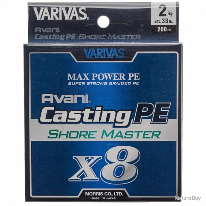 Varivas Avani Casting PE Shore Master X8 33lb 3 Varivas Avani Casting PE Shore Master X8 33lb