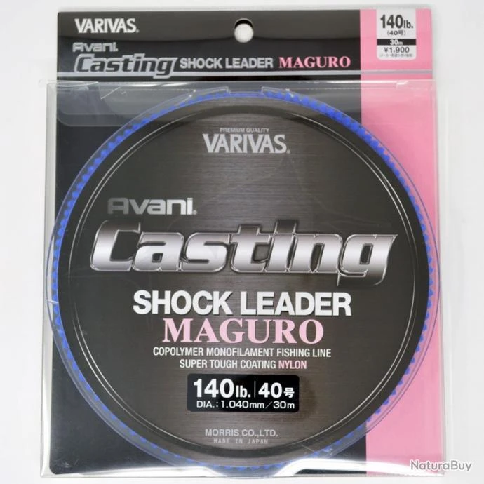 Varivas Avani Casting Shock Leader Maguro 140lb 3 Varivas Avani Casting Shock Leader Maguro 140lb