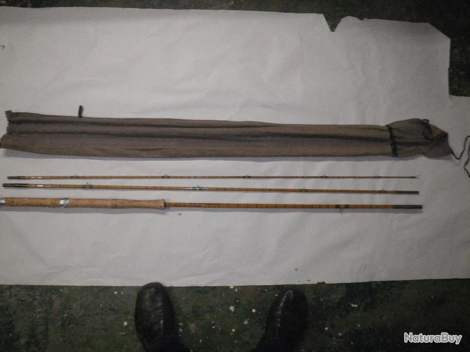 Canne Mouche Bambou Refendu "wet Fly 11.6' Langholm" 3 Brins 3 Canne Mouche Bambou Refendu "wet Fly 11.6' Langholm" 3 Brins