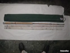 Canne Mouche Saumon 2 Mains "Pezon&Michel "12', 3 Brins Vendue Avec Ses 2 Scions.