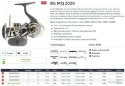 BG 2020 Monocoque 3000 D XH Moulinet Pêche Forte Daiwa -Daiwaori Magasin 00002 BG 2020 Monocoque 3000 D XH Moulinet Peche Forte Daiwa