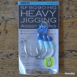 BKK Heavy Jigging Assist Hooks (SF8090-HG) 8/0