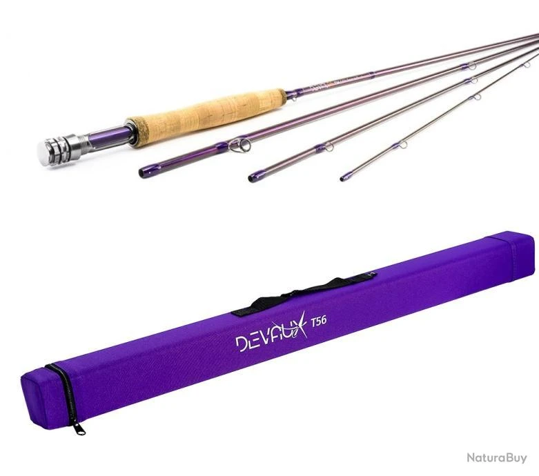 CANNE DEVAUX T56 8.8 Pieds - 4 Brins - 86gr Soie 4/5 3 CANNE DEVAUX T56 8.8 Pieds - 4 Brins - 86gr Soie 4/5