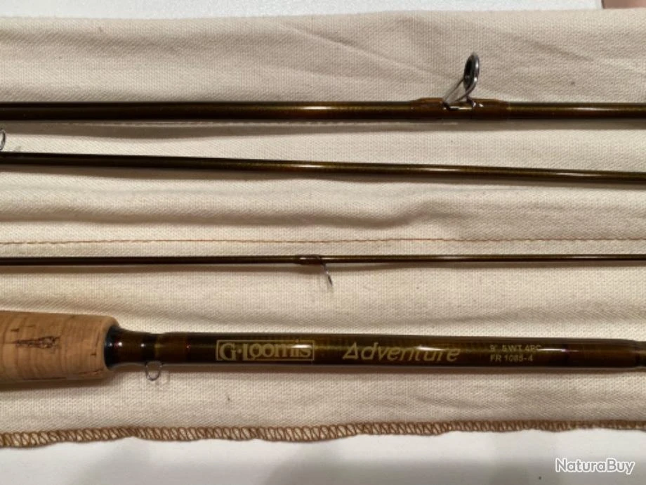 Canne à Mouche G.LOOMIS ADVENTURE 9' 5WT 4PC / FR 1085-4 / AS NEW - Comme Neuve 4 Canne à Mouche G.LOOMIS ADVENTURE 9' 5WT 4PC / FR 1085-4 / AS NEW - Comme Neuve – Image 2