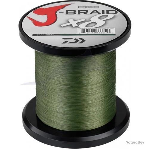 Daiwa Tresse J-Braid X 8 (300m) Vert 26,5lb 3 Daiwa Tresse J-Braid X 8 (300m) Vert 26,5lb