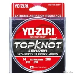 Yo-Zuri Fluoro Topknot Leader - Clear - 0,37mm - 20lb - 27m