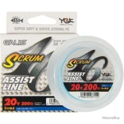GALIS SCRUM 16 ASSIT LINE 20 - 200 LB - 5M BLUE (x12) -Daiwaori Magasin 00002 GALIS SCRUM 16 ASSIT LINE 20 200 LB 5M BLUE x12