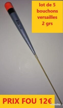 LOT 5 FLOTTEURS BOUCHONS VERSAILLES AUTAIN 2 GR L 15 CMS LOT 3
