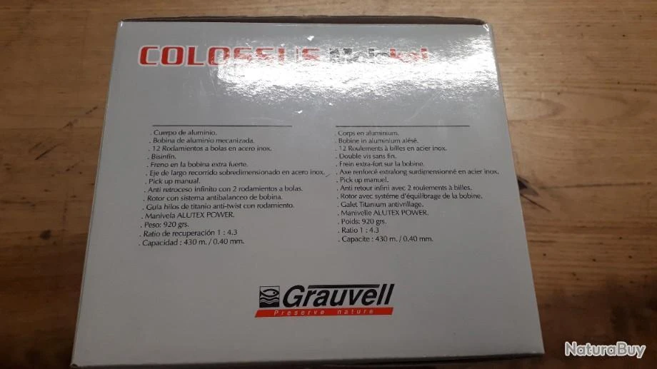 Moulinet De Pêche En Mer GRAUVELL Colossus Molokai 12000 4 Moulinet De Pêche En Mer GRAUVELL Colossus Molokai 12000 – Image 2