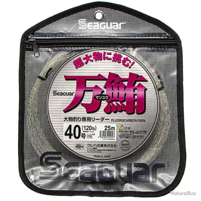 Seaguar Manyu Fluorocarbon 120lb 25m 3 Seaguar Manyu Fluorocarbon 120lb 25m