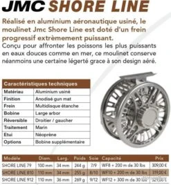Shore Line 912 Soie 9/12 Moulinet Mouche JMC 5 Shore Line 912 Soie 9/12 Moulinet Mouche JMC -Daiwaori Magasin 00002 Shore Line 912 Soie 9 12 Moulinet Mouche JMC