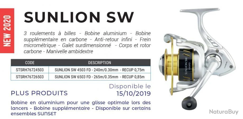 Sunlion SW 6503 Moulinet Sunset 4 Sunlion SW 6503 Moulinet Sunset – Image 2
