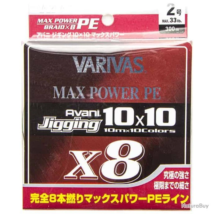 Varivas Avani Jigging 10x10 Max Power 300m 33lb 3 Varivas Avani Jigging 10x10 Max Power 300m 33lb